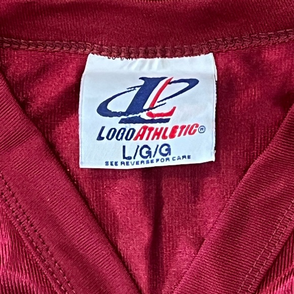 Gus Frerotte Washington redskins football jersey size large logo athletics VTG - Picture 2 of 7